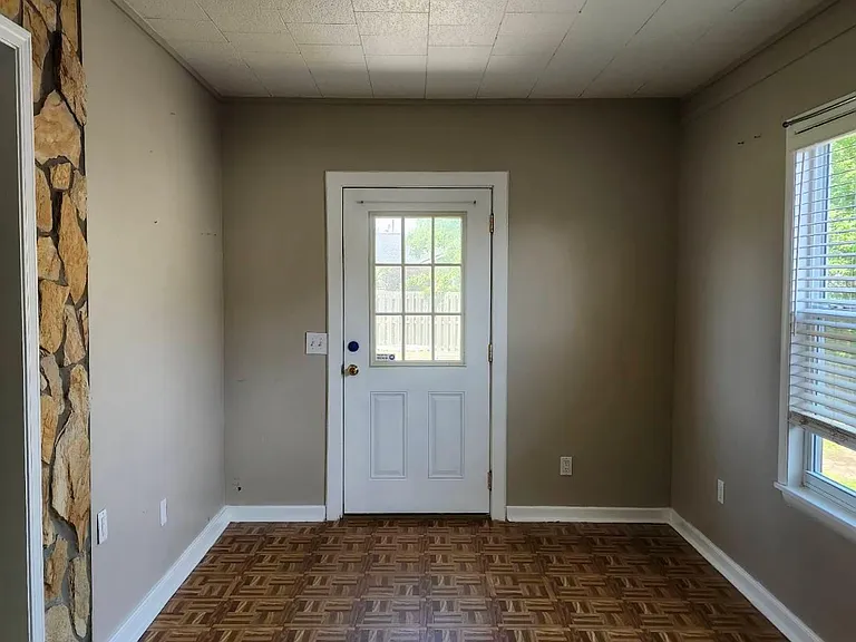 Office backyard door
