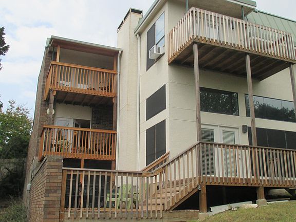 View of decks from backyard