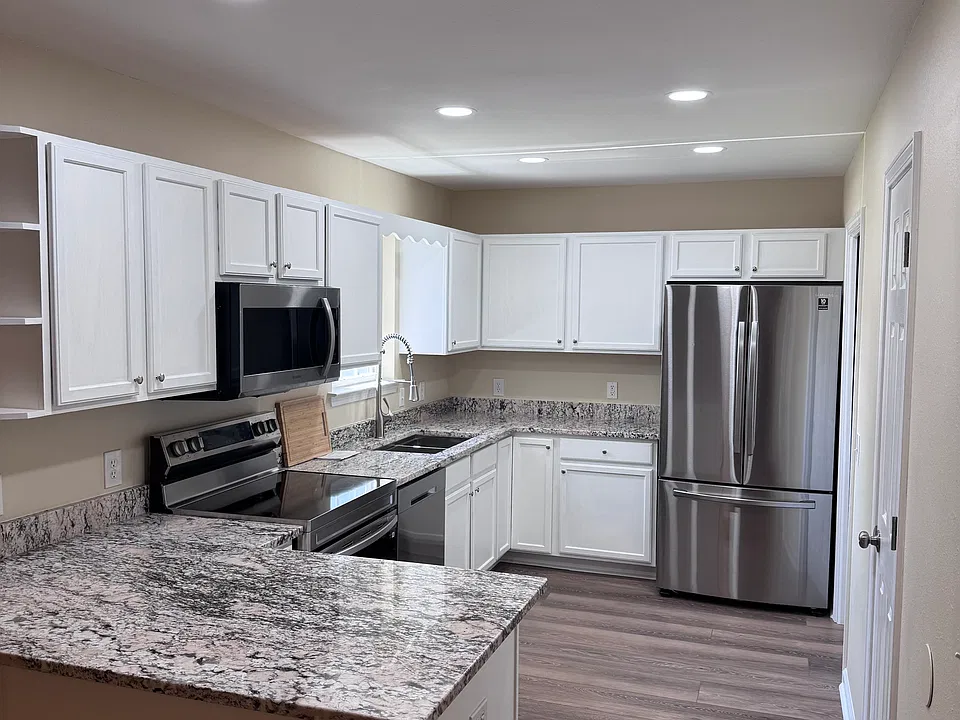 Kitchen with all new appliances and granite counter tops