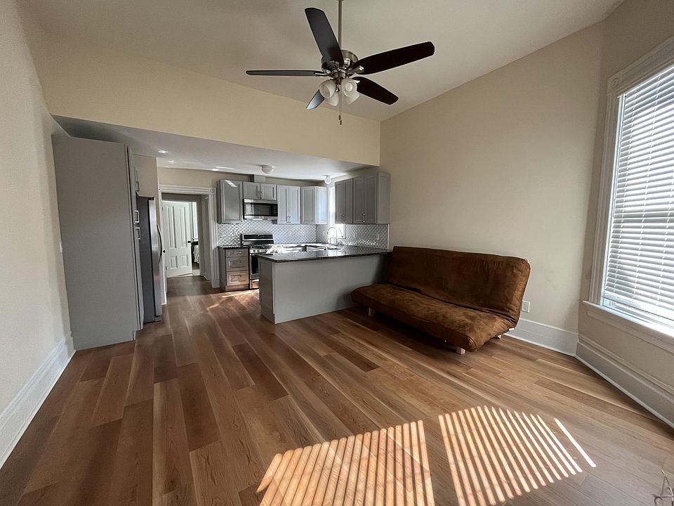 living room and kitchen from entryway