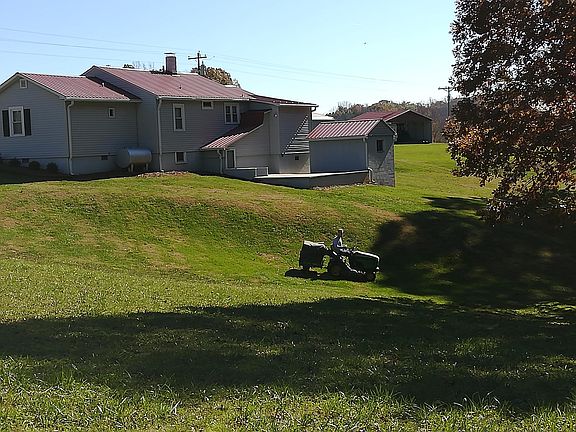 Rear of house with large back porch
