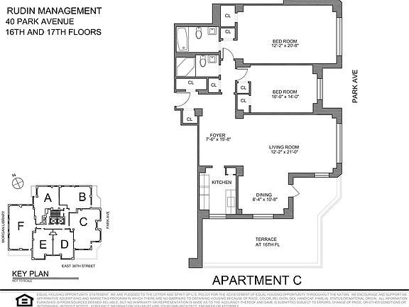 2nd image of 40 Park Ave APT 16C