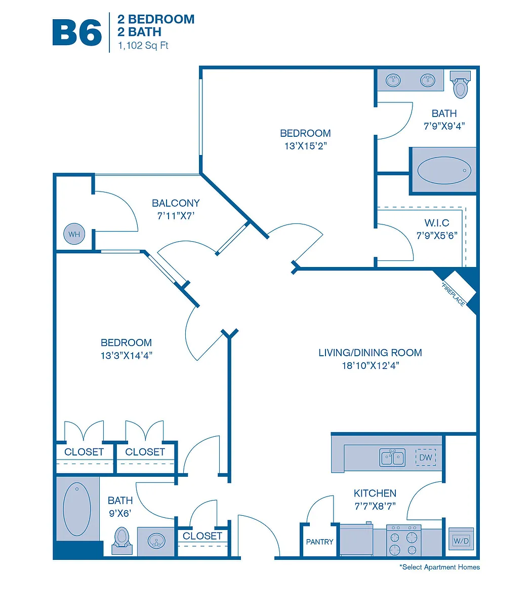 Floor plan B6