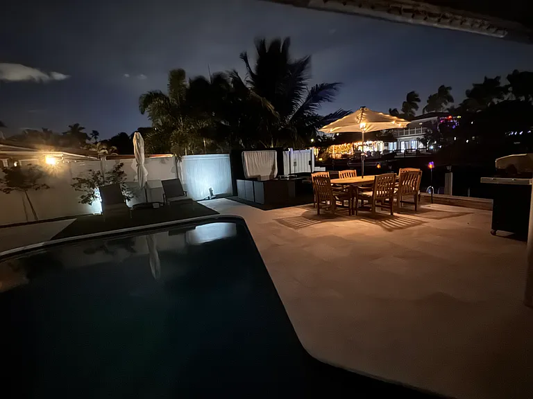 Night Time Patio