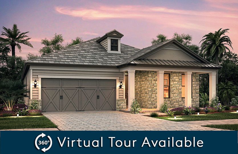 Exterior LC2B with stone