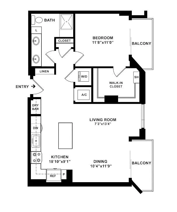 Floor plan A7