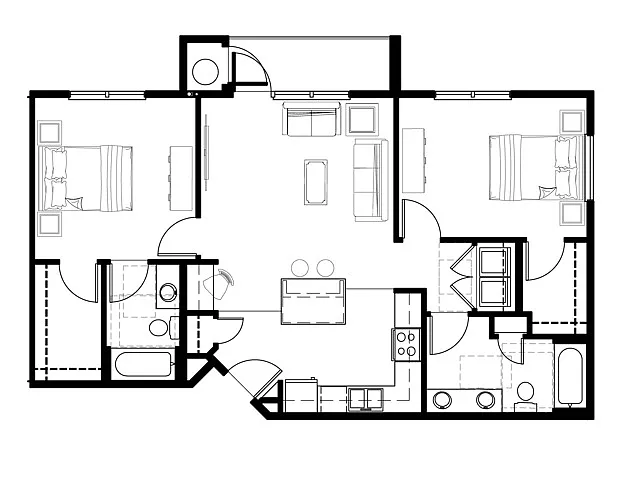Floor plan Mayan A