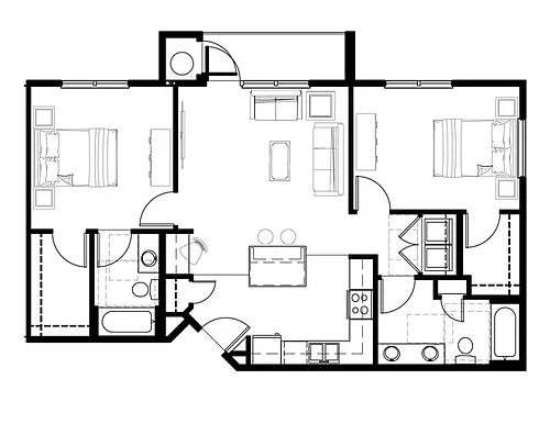 Floor plan Mayan A