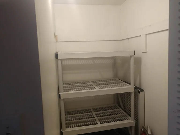 2nd walk-in closet (in living room)
