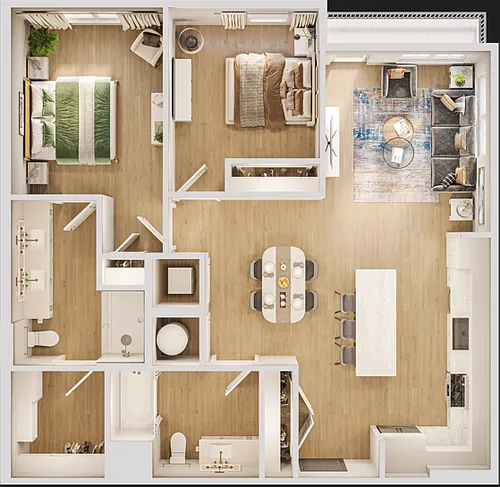 Floor plan 2G