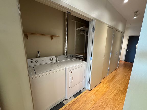 In-unit washer and dryer