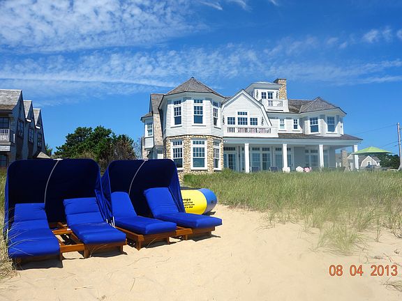 Beach front cabanas
