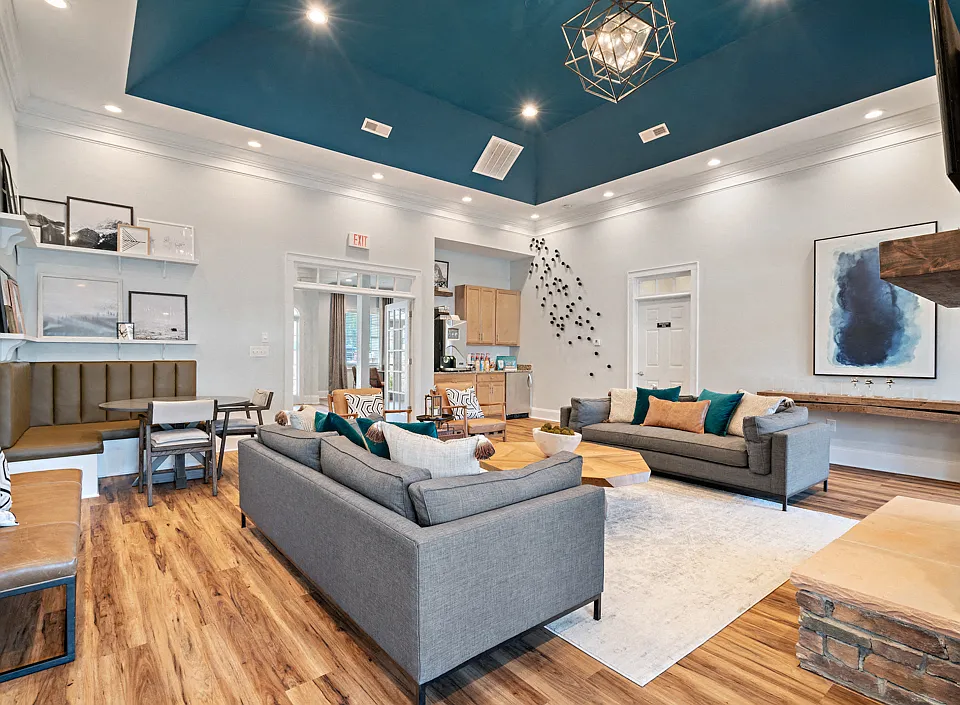 Enjoy the beautiful clubhouse at Hawthorne at Horse Pen Creek