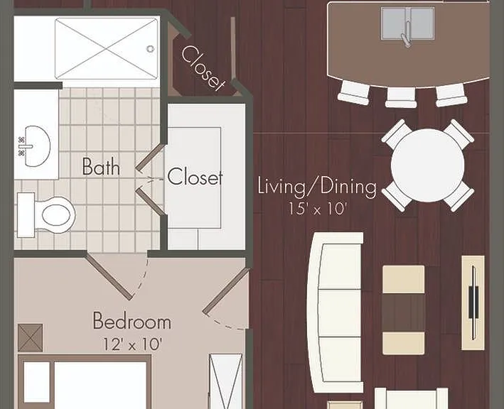 1 bedroom floor plan 1 bedroom floor plan