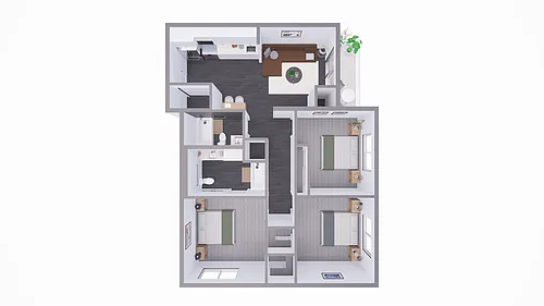 Floor plan 3 Bedroom