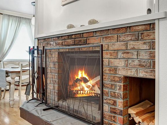 Wood Burning Fireplace