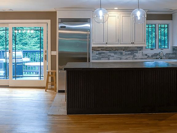 kitchen with balcony