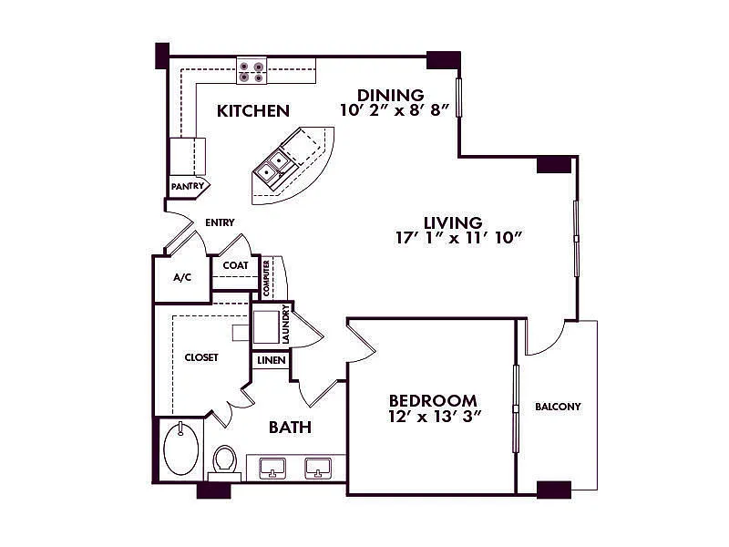 Floor plan A13