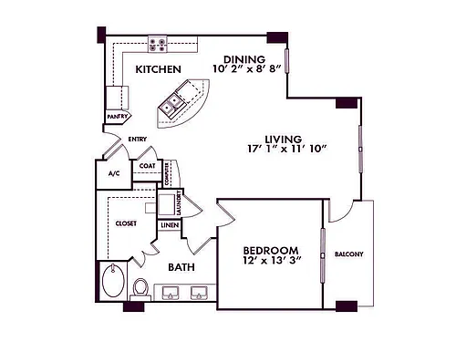 Floor plan A13