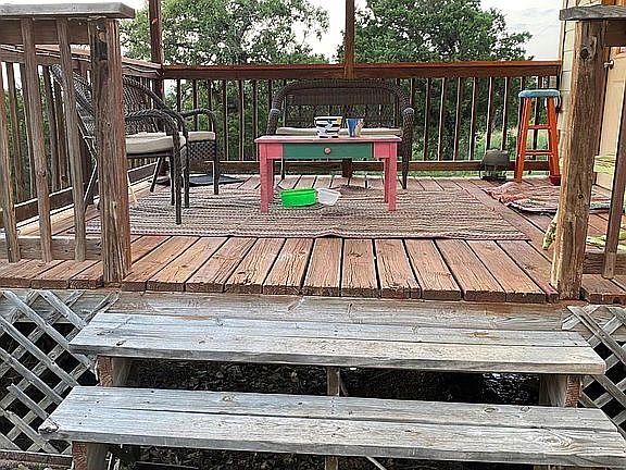 back porch with a gorgeous 
