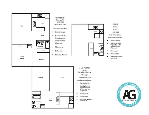 Floor plan 1 bed 1 bath
