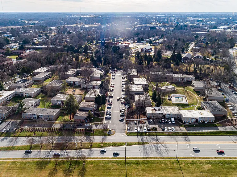 New Irving Heights Aerial View | Apartments For Rent in Greensboro,NC