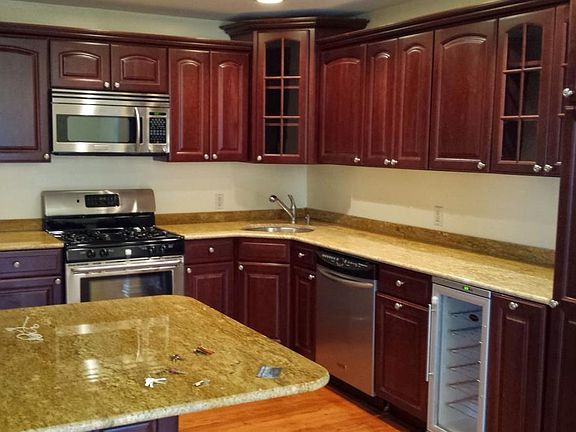 Modern Kitchen With Wine Fridge