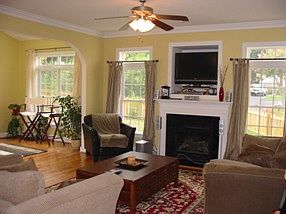 Family Room looking into the Sun Room