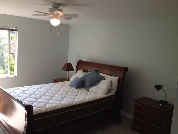 Semi-furnished master bedroom