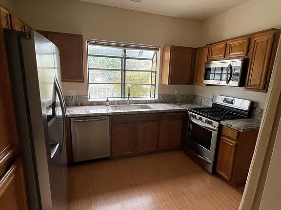 kitchen with new counter tops