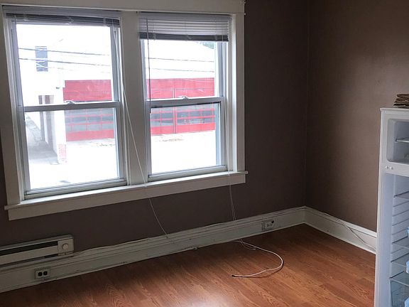 Front of apartment.