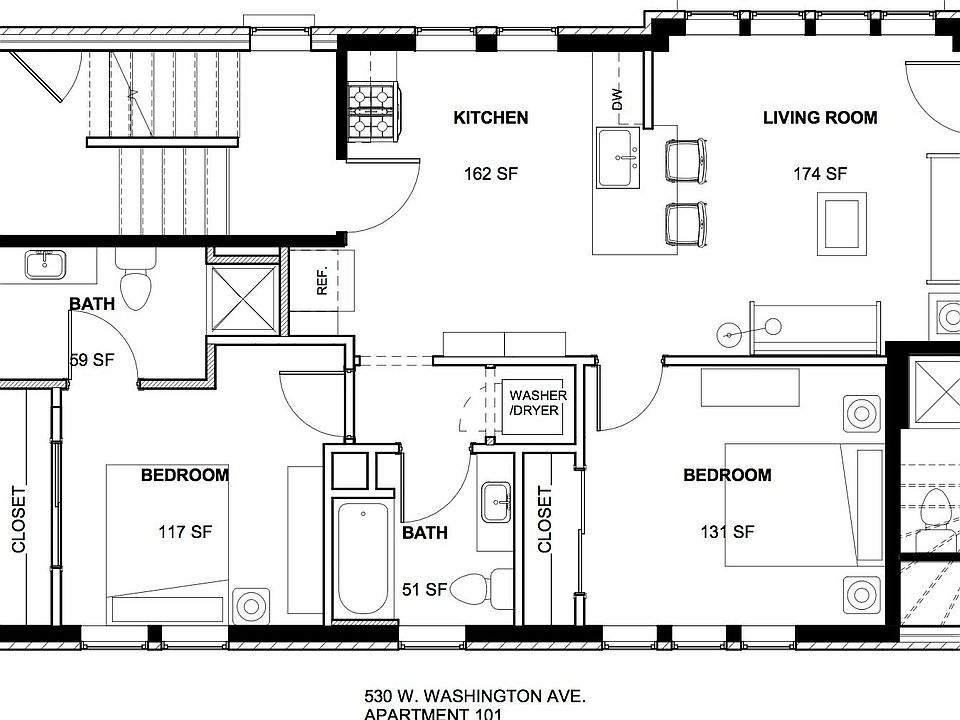 1st image of 530 W Washington Ave APT 102