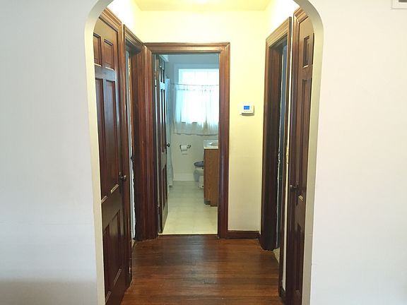 hallway into bathroom