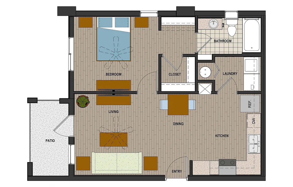 Floor plan Isla Shore