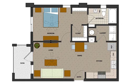 Floor plan Isla Shore