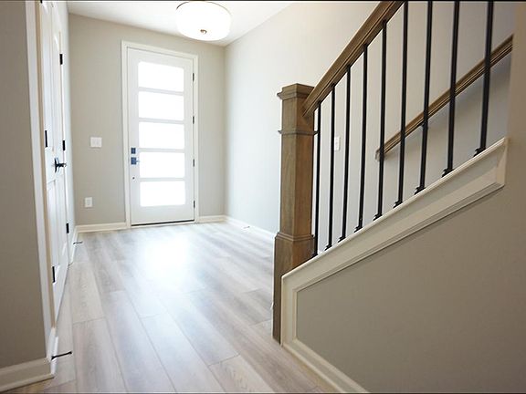 Stairway going to first floor