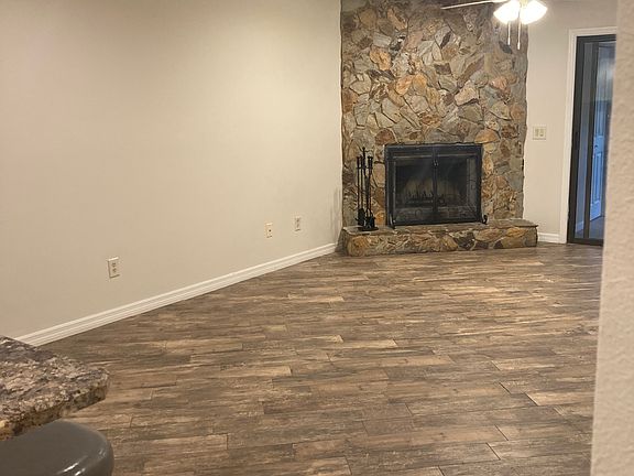 fireplace and living room