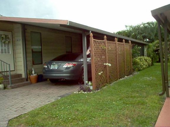 covered parking area