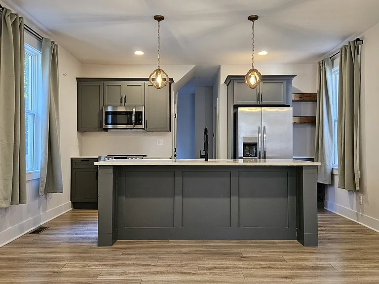 Kitchen and Island
