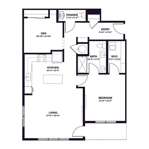 Floor plan B1
