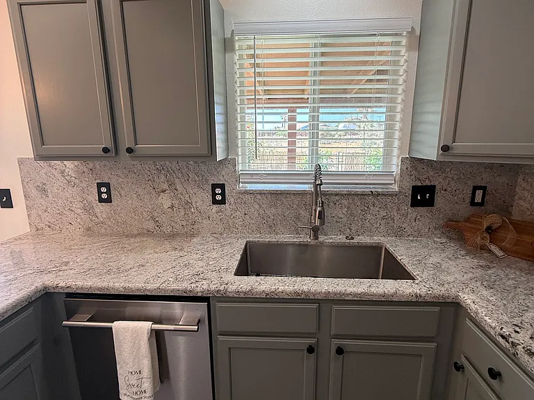 New Kraus stainless steel sink and faucet