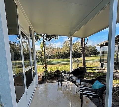 Off Sun Room outside