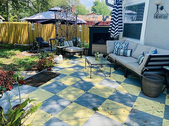 Backyard deck
