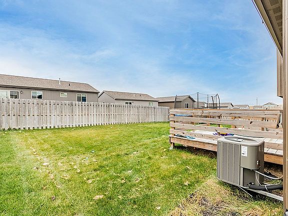 Backyard facing north