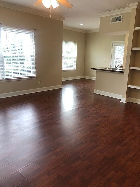Looking at the living room from the front door.