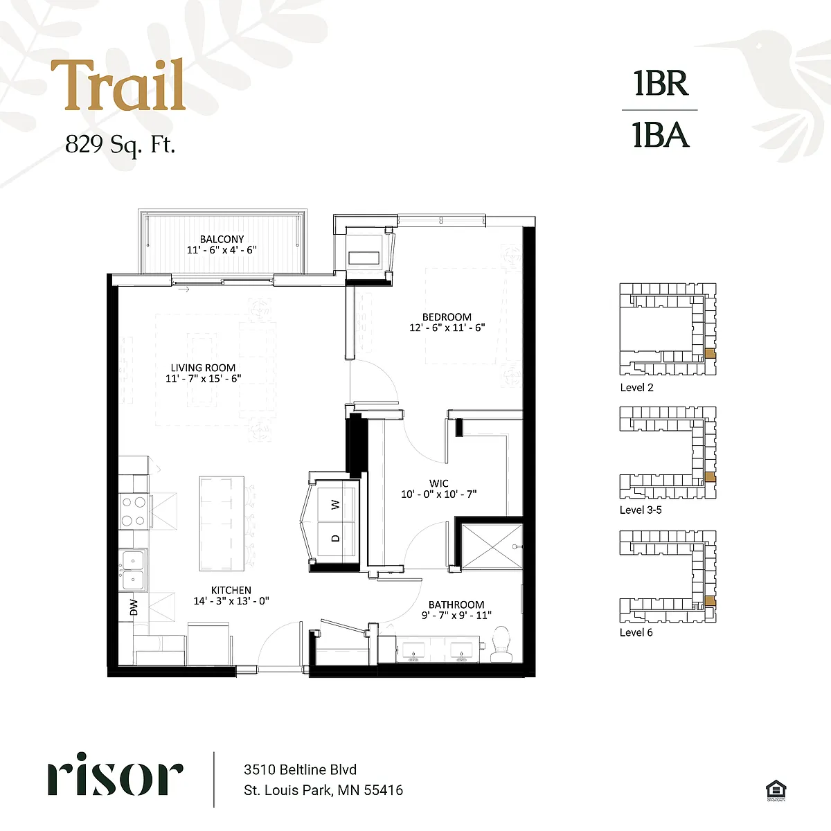 Floor plan Trail