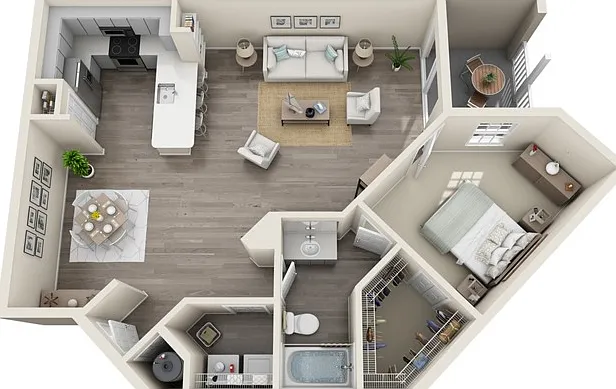 One Bedroom One Bath One Bedroom One Bath