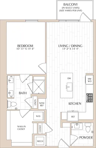 Floor plan A03a Type A