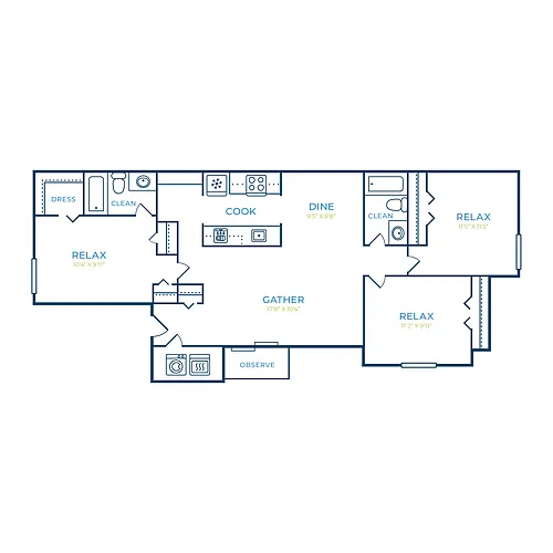 Floor plan C1