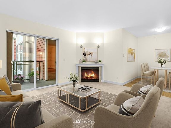 With one of the best floor plans in the building, this home is ideal for entertaining.